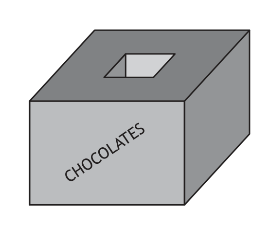 Box with tunnel