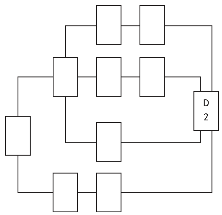 Blank precedence diagram for the bike building tasks