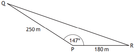 Triangular piece of land
