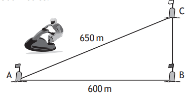 Jet-ski course diagram