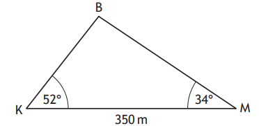 Triangulation diagram for hot air balloon