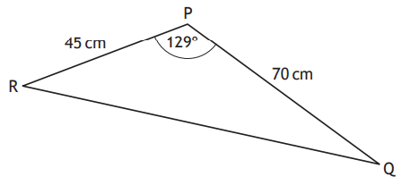 Triangle PQR