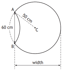 Single paving slab diagram