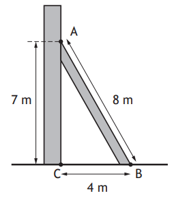 Wooden beam supporting a wall
