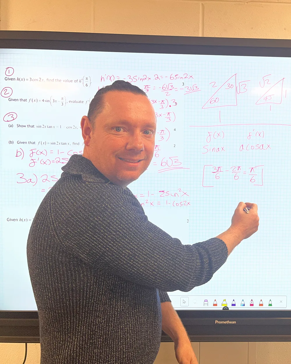 David Clelland teaching