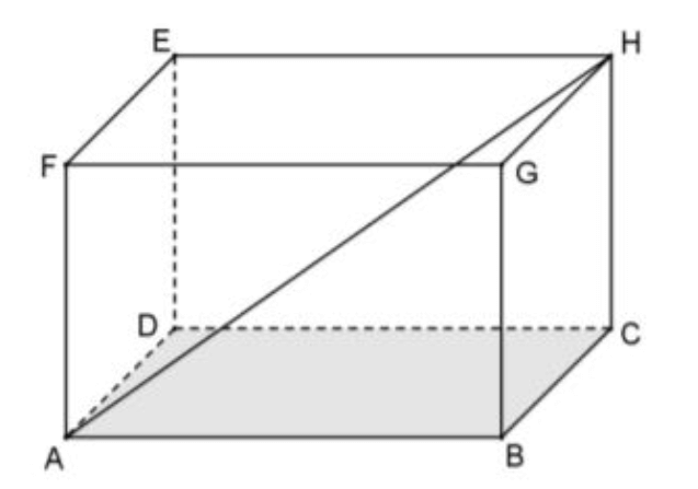 Cuboid with labeled vertices and dimensions